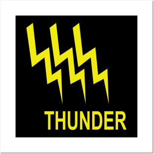 Thunder T-Shirt Posters and Art